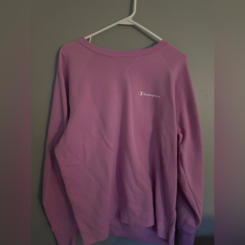 pink champion crew neck